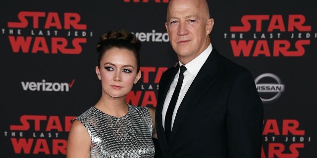 Bryan Lourd (right) denounced an upcoming book about his daughter, Billie Lourd's mother, Carrie Fisher.