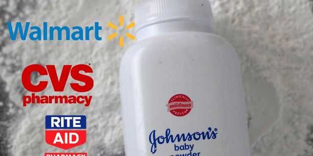 Johnson &amp; Johnson announced a voluntary recall of 33,000 bottles of baby powder after federal regulators found trace amounts of asbestos in a single lot of the product. (Photo Illustration by Justin Sullivan/Getty Images)