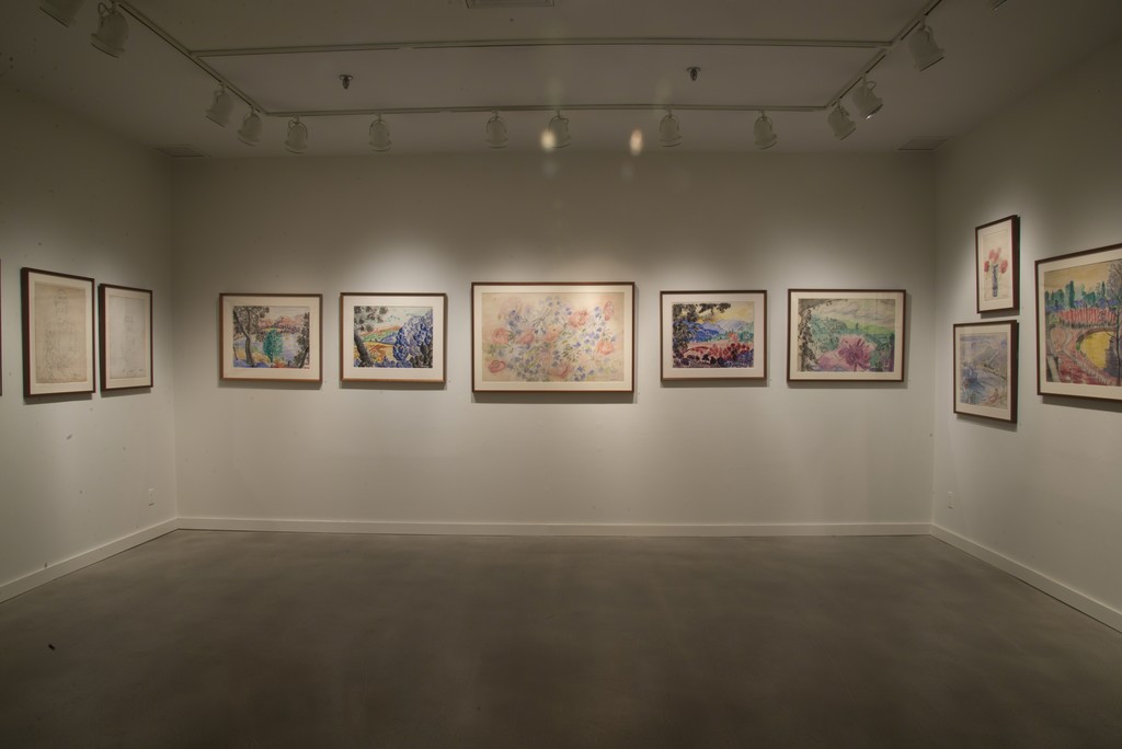 Installation view of 'Suzanne Duchamp: Works on Paper', 2015, at Francis Naumann Fine Art.