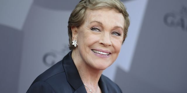 In this Sept. 29, 2015 file photo, actress Julie Andrews arrives at the Los Angeles Philharmonic 2015/2016 season-opening gala at Walt Disney Concert Hall in Los Angeles. The American Film Institute is honoring Andrews with a Life Achievement Award. The organization said Friday, Sept. 20, 2019, that Andrews will receive the award at the Gala Tribute on April 25, 2020, in Los Angeles.