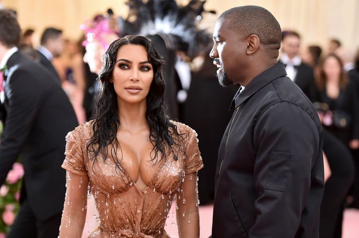 Kardashian and West attend the 2019 Met Gala Celebrating Camp: Notes on Fashion at the Metropolitan Museum of Art on May 6 in