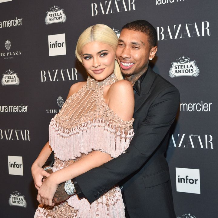 Kylie Jenner and Tyga attend an event together in September 2016 before their split.&nbsp;