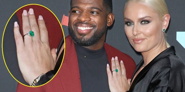 P. K. Subban and Vonn attend the 2019 MTV Video Music Awards at Prudential Center on August 26, 2019 in Newark, New Jersey.