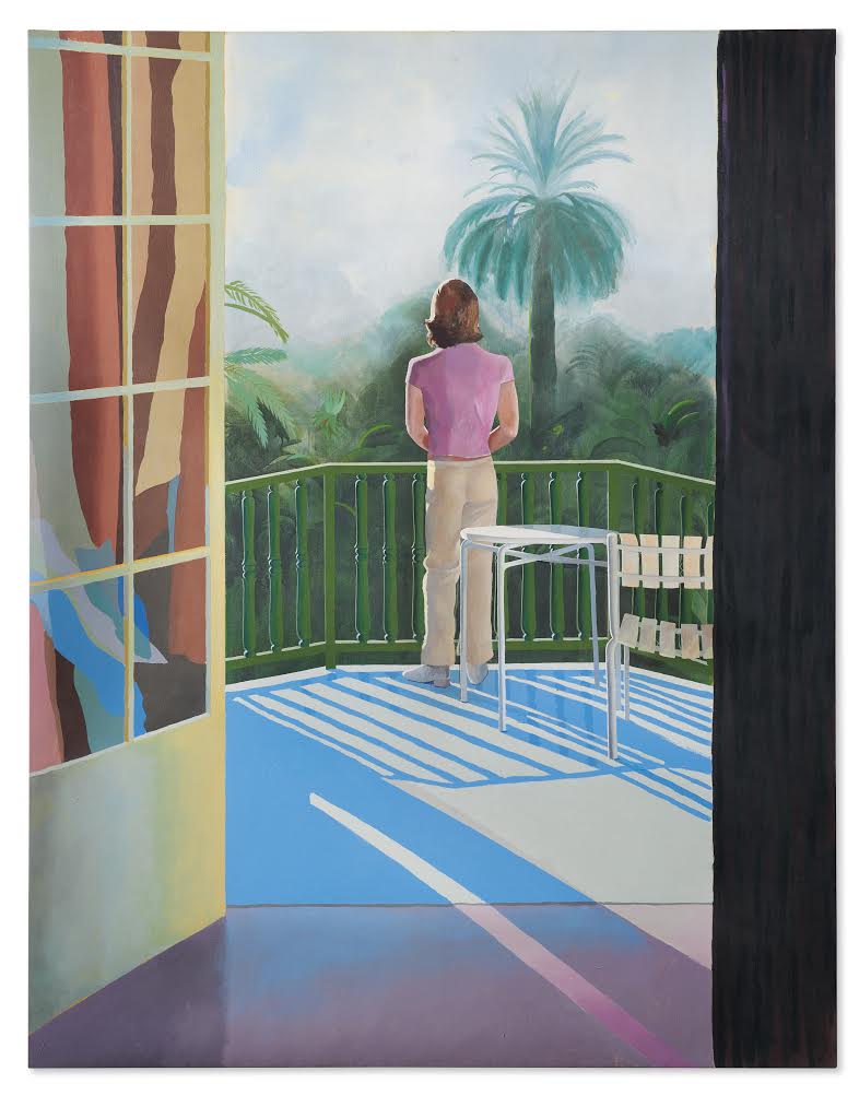 David Hockney's 'Sur la Terrasse' (1971) is estimated to sell for between $25 million and $45 million.