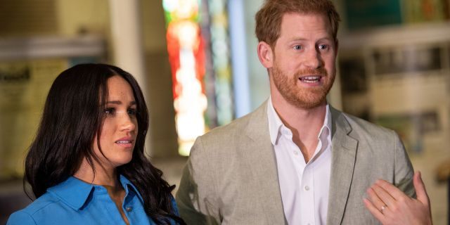 Meghan Markle, Duchess of Sussex and Prince Harry, Duke of Sussex visit District 6 Museum on Sep. 23, 2019 in Cape Town, South Africa. The pair are reportedly considering a move to Africa after a bitter battle with public life in the U.K.