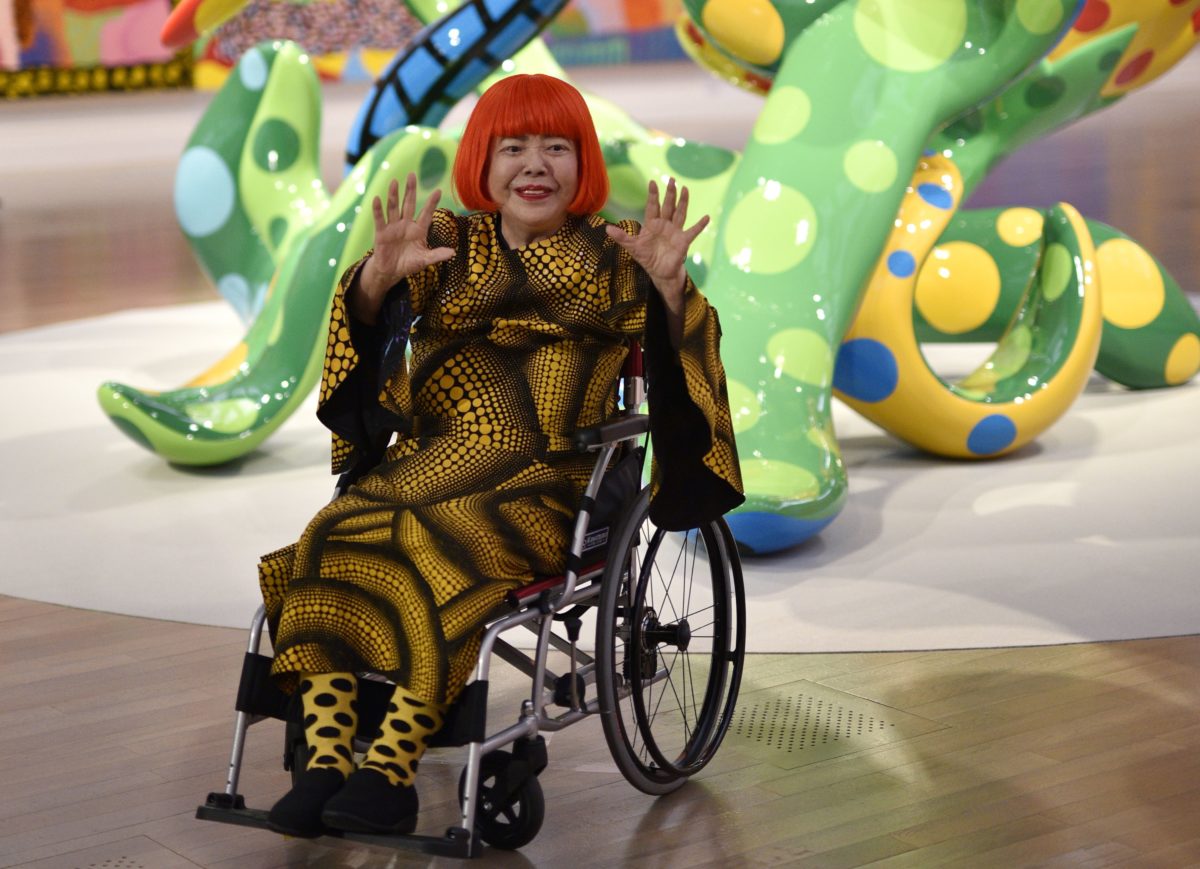 Yayoi Kusama.