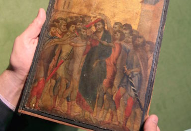 Cimabue's 'The Mocking of Christ'