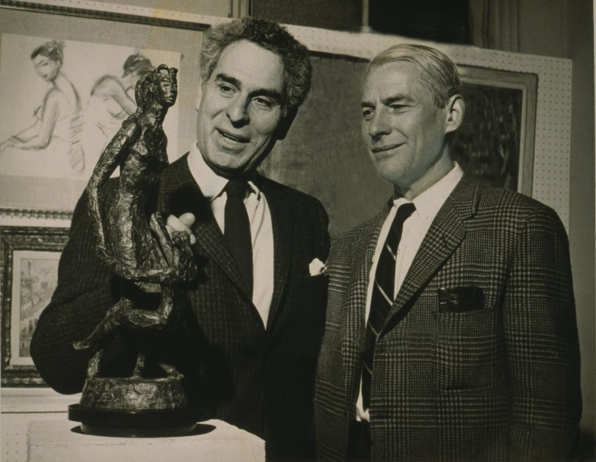 Chaim Goss and Willem de Kooning.