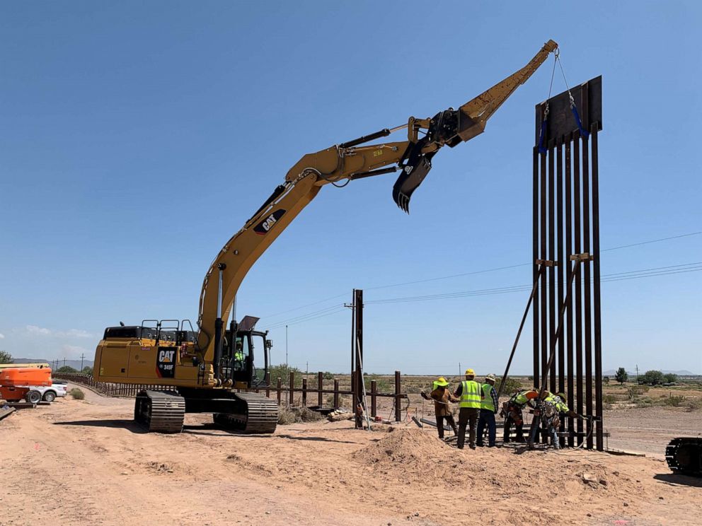 PHOTO: The first panel of three Tucson projects installed near Lukeville, Ariz.