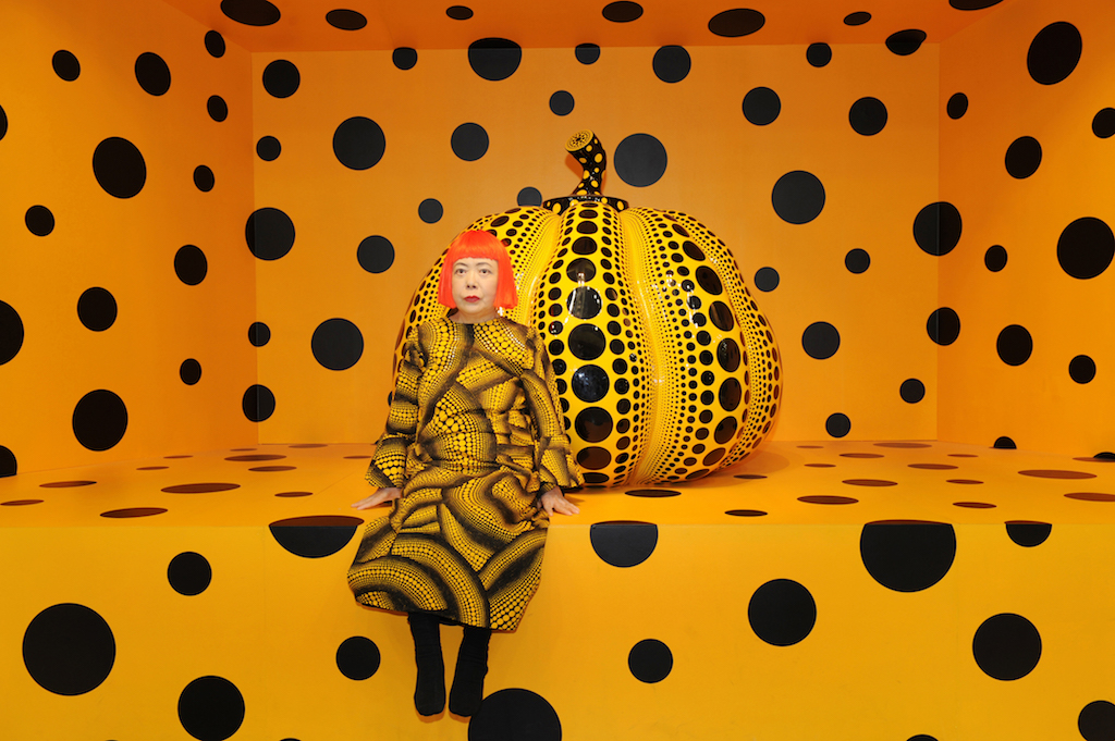 Kusama with Pumpkin, 2010