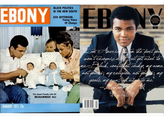 EBONY Magazine Anniversary Covers