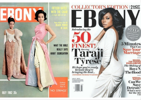 EBONY Magazine Anniversary Covers