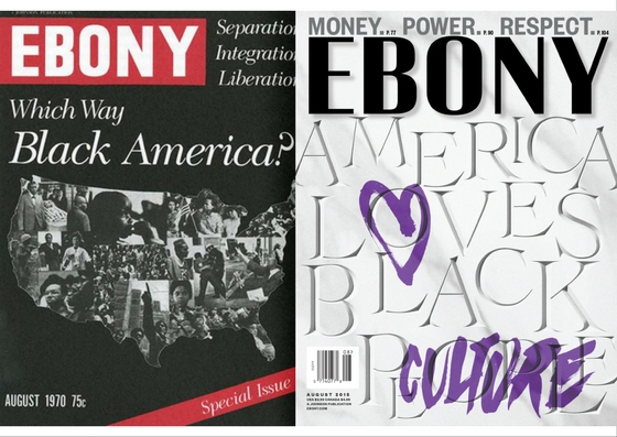 EBONY Magazine Anniversary Covers