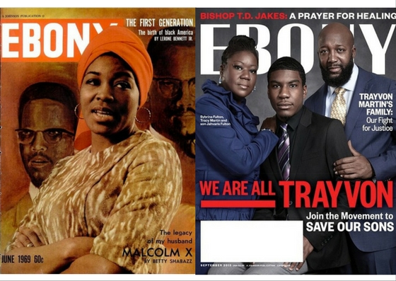 EBONY Magazine Anniversary Covers