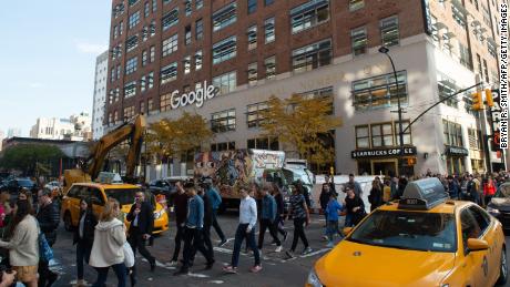 The Google walkout, shown here in New York, has since emboldened workers at other companies to also push for change. (Bryan R. Smith/AFP/Getty Images)