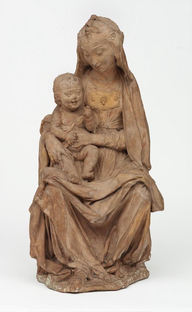 'The Virgin with the Laughing Child,' ca. 1460, terracotta