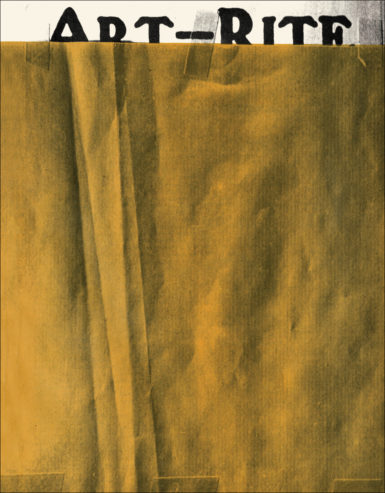 'Art-Rite' No. 5, Spring 1974, with a cover by Christo.