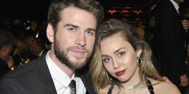 Liam Hemsworth and Miley Cyrus