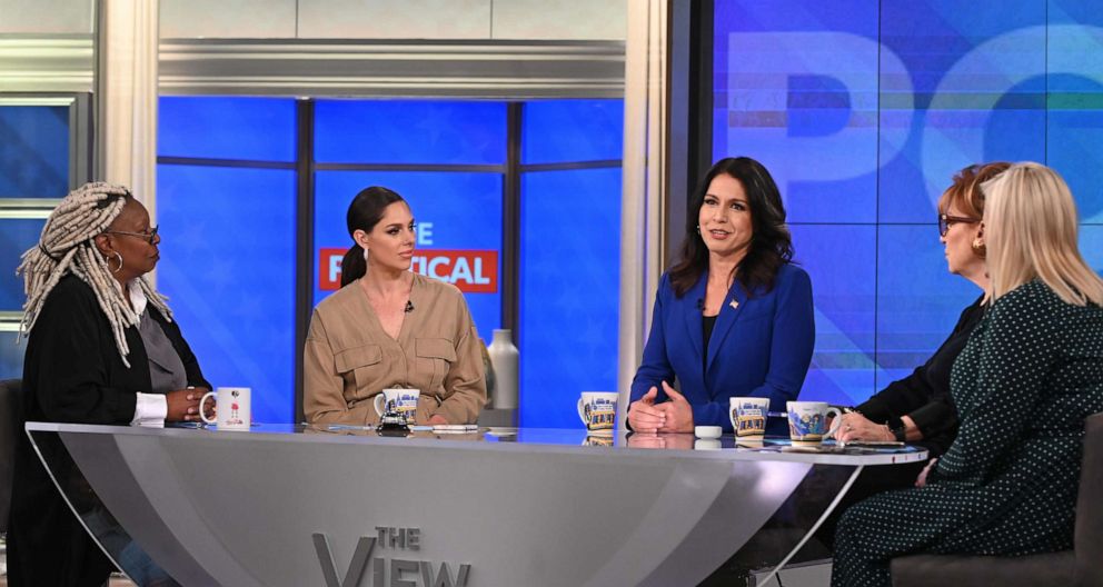 PHOTO: Hawaii Rep. Tulsi Gabbard appeared on The View, Nov. 6, in her third appearance this year.
