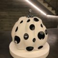 Yayoi Kusama, 'Pumpkin,' 2019, fiberglass, reinforced plastic, stainless steel, and urethane paint