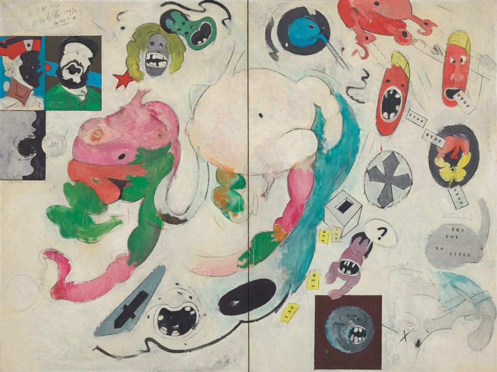 Hervé Télémaque, No Title (The Ugly American), 1962/64, MoMA