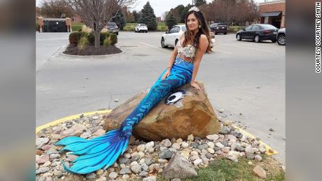 The rock in Omaha has become a popular spot for people to take photos for social media. 