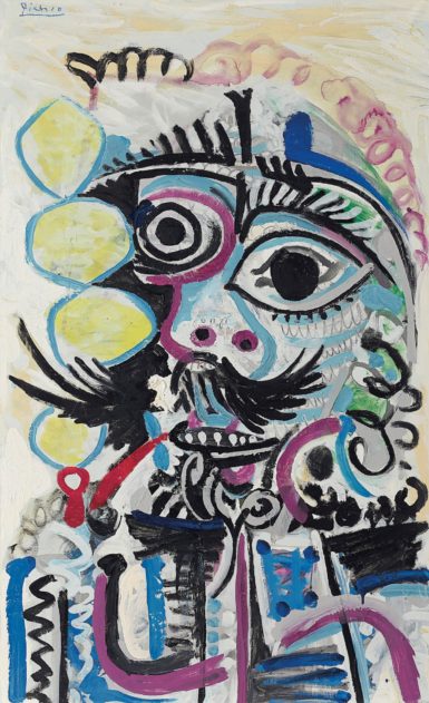 Pablo Picasso, 'Buste d'homme', 1968.