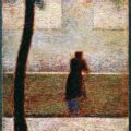 Georges Seurat, 'A Man Leaning on a Parapet', ca. 1881.