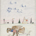 Saul Steinberg, 'Untitled,' 1965, ink, colored markers, pencil, crayon, and collage on paper