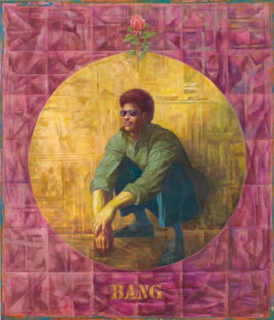 Charles White, Banner for Willie J, 1976