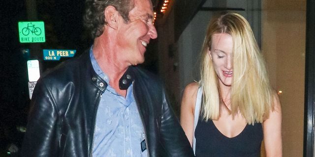 According to People Magazine, this photo shows Dennis Quaid and Laura Savoie on May 14, 2019, in Los Angeles, California.