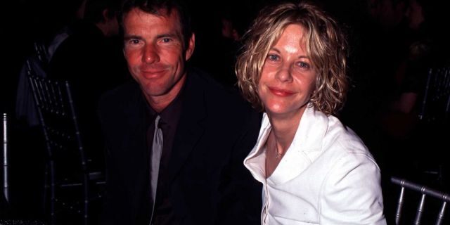 Dennis Quaid and Meg Ryan are pictured here in February 2000. Quaid spoke to Fox News about his first-ever splurge for the holidays.