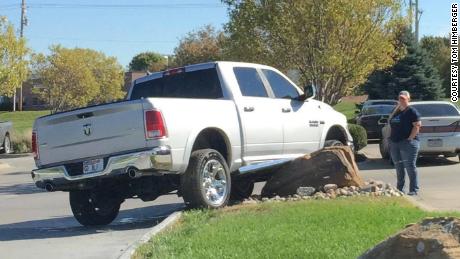 At least one tow truck company in Omaha has visited the rock a half dozen times over the past six weeks to assist vehicles who have struck it. 