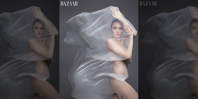 Angelina Jolie covers Harper’s Bazaar’s December/January issue