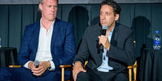 Paul Pawlowski and David Check attend the "Leavenworth" screening at the 2019 Tribeca TV Festival at Regal Battery Park Cinemas on September 15, 2019 in New York City. (Photo by Roy Rochlin/Getty Images for Tribeca TV Festival)