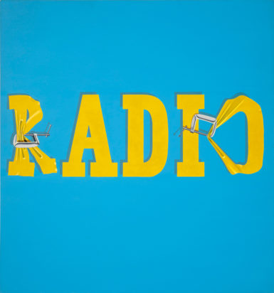 Ed Ruscha, Hurting the Word Radio #2, 1964