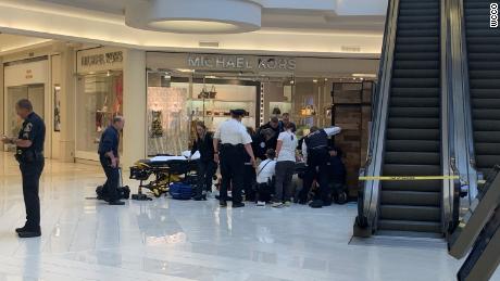 The boy thrown off a third-floor balcony at the Mall of America is back home