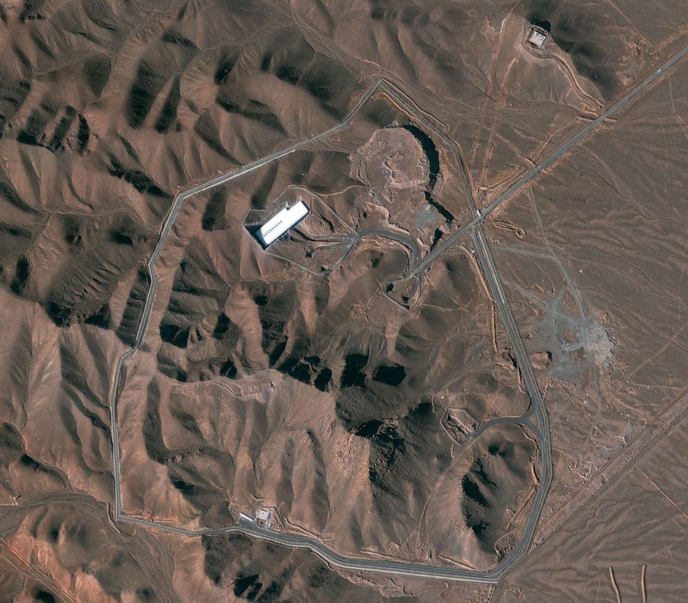 PHOTO: This is a satellite image of the Fordow facility in Iran dated Jan. 30, 2013.