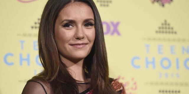 "Vampire Diaries" actress Nina Dobrev attends the Teen Choice Awards in 2015. (Photo by Chris Pizzello/Invision/AP)