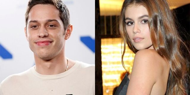 Comedian Pete Davidson and supermodel Kaia Gerber.