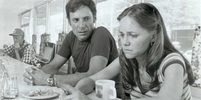 Sally Field and Ron Leibman in the 1979 movie "Norma Rae". 