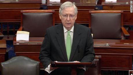 McConnell rejects Schumer&#39;s call for witnesses at impeachment trial 