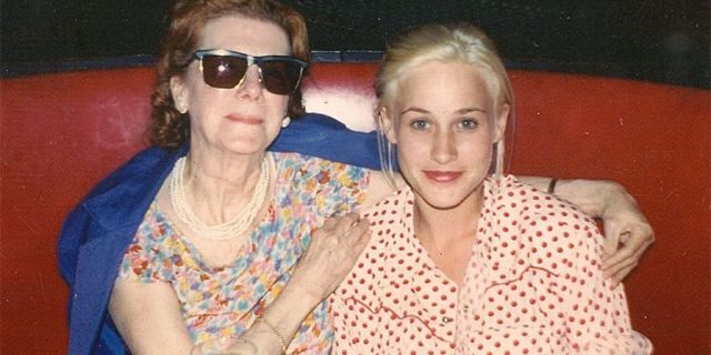 Kathy Wood with Patricia Arquette.