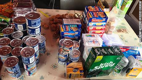 Beasley and volunteers gather food to take to people who are homeless in Nashville on Christmas.