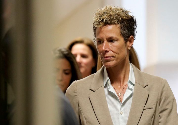 In this file photo, Andrea Constand arrives at the sentencing hearing for the sexual assault trial of Bill Cosby at the Montg