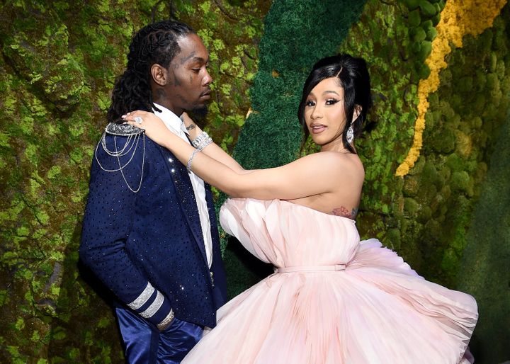 Offset and Cardi B attend Rihanna's 5th Annual Diamond Ball at Cipriani Wall Street on Sept. 12 in New York.