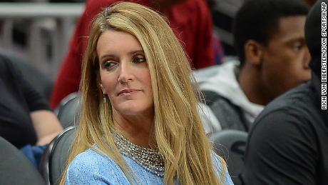 Atlanta owner Kelly Loeffler is seen during a WNBA game on September 5th, 2019 at State Farm Arena in Atlanta, GA.