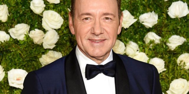 In this June 11, 2017 file photo, Kevin Spacey arrives at the 71st annual Tony Awards at Radio City Music Hall in New York. Los Angeles prosecutors have rejected a sexual battery case against Spacey because the accuser has died. The Los Angeles County District Attorney’s office announced the decision Tuesday, Oct. 29, 2019. The case stemmed from a masseur’s allegations that Spacey inappropriately touched him during a massage session at a home in Malibu, California in October 2016.