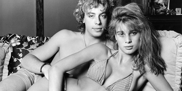 Leif Garrett and Nicollette Sheridan circa 1980 in Los Angeles, California.