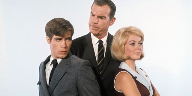 Don Grady, Fred MacMurray and Tina Cole starred in "My Three Sons."